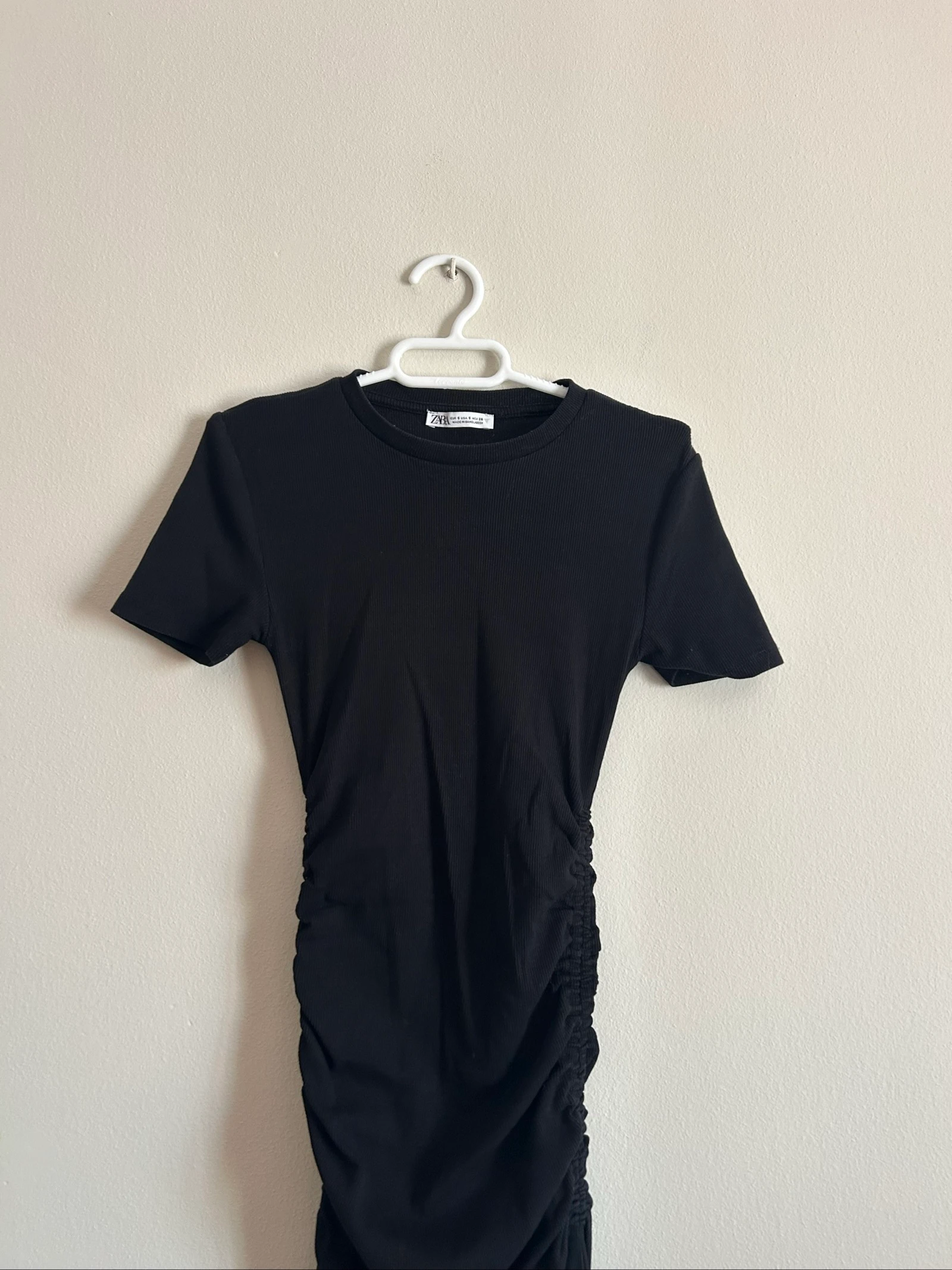 Vestido rib frunce – photo 2
